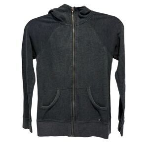 Victoria secret grey angel hoodie full zip size XS with angel wings